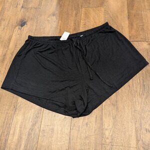 Auden women sleep shorts - black, XXL